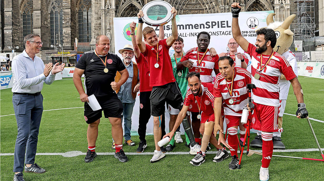 Sieger des Amputierten-Cups 2023: Fortuna Düsseldorf © Casrten Kobow/DFB-Stiftung Sepp Herberger