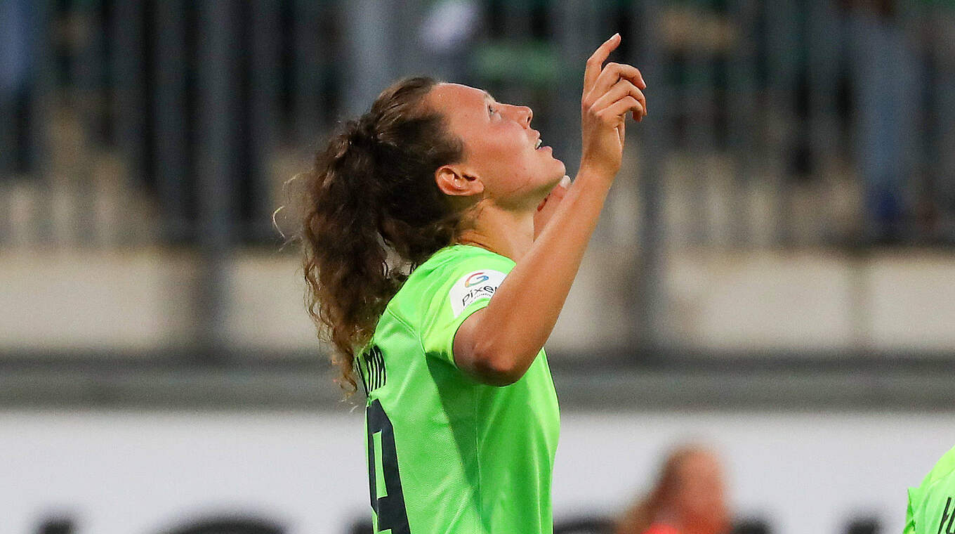 Sorgt für den einzigen Treffer der Partie: die Wolfsburgerin Fenna Kalma © Imago Images