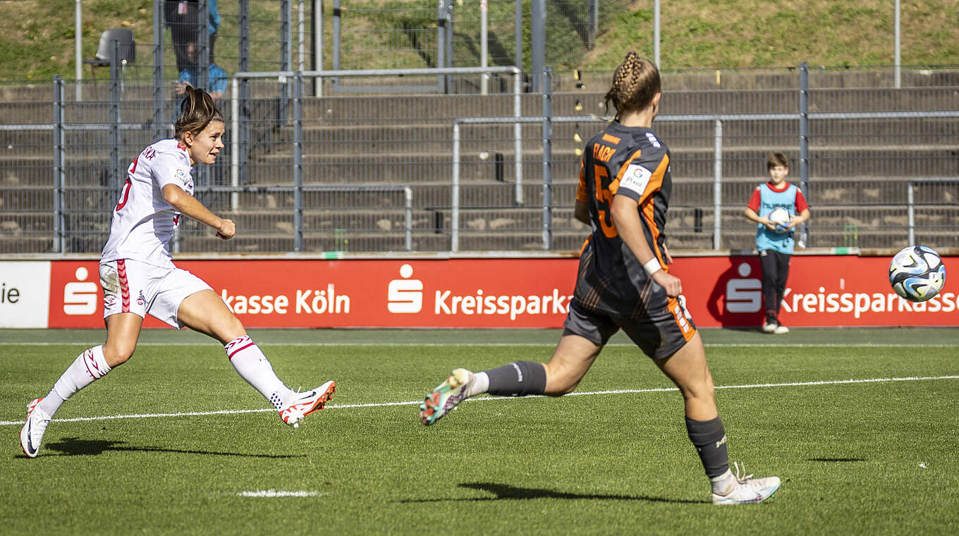 Doppeltorschützin des 1. FC Köln: Martyna Wiankowska (l.) © IMAGO / Beautiful Sports