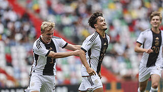 Siegtorschütze: Mika Baur (M.) © Getty Images