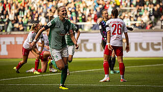 Vereinsrekord und Platz vier: Grund zum Jubeln bei Bremen und Lina Hausicke (v.) © imago