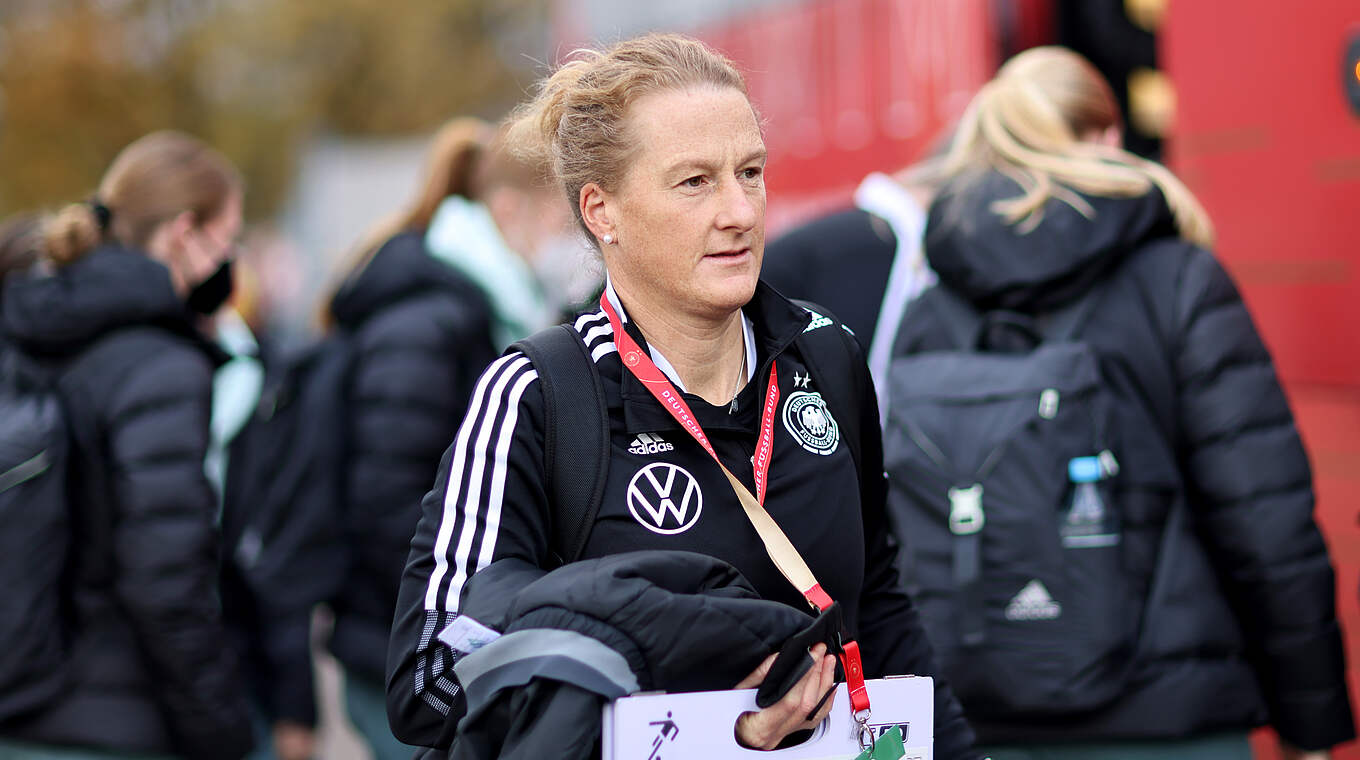 DFB-Trainerin Melanie Behringer: "Vieles umgesetzt, was wir wollten" © Getty Images