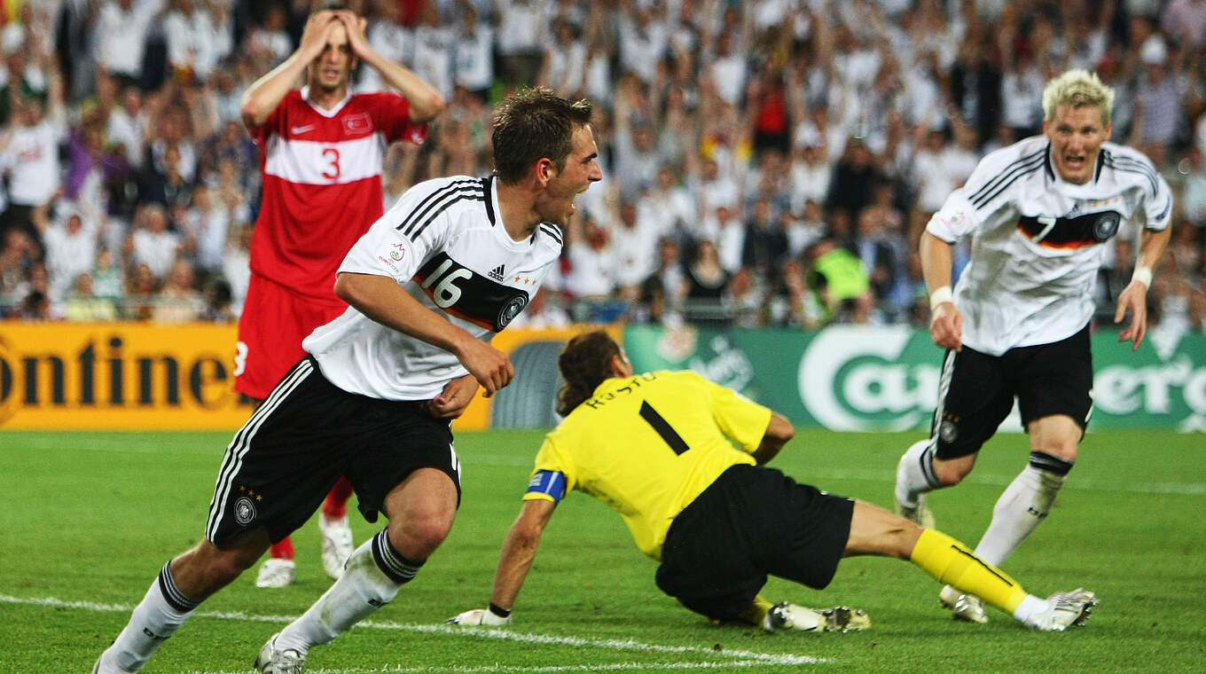 Matchwinner im Halbfinale: Philipp Lahm schießt Deutschland ins EM-Finale 2008 © Getty Images