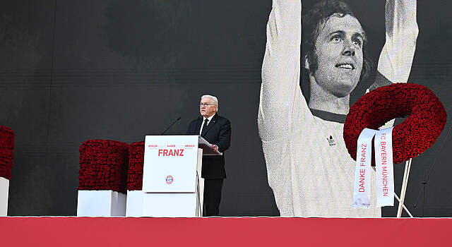 Steinmeier: "Auf der ganzen Welt haben die Menschen Beckenbauer bewundert" © Getty Images