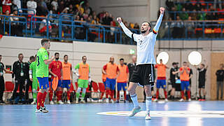 Die Deutsche Futsal-Nationalmannschaft besiegt überraschend Rekord-Europameister Spanien © Getty Images