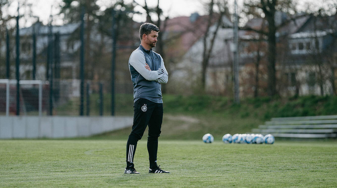 Zweites Spiel in neuer Rolle: DFB-Trainer Michael Urbansky © Sofieke van Bilsen/DFB