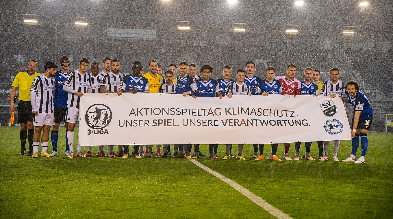 Für den Klimaschutz: Zehn Drittligisten engagieren sich © SV Sandhausen