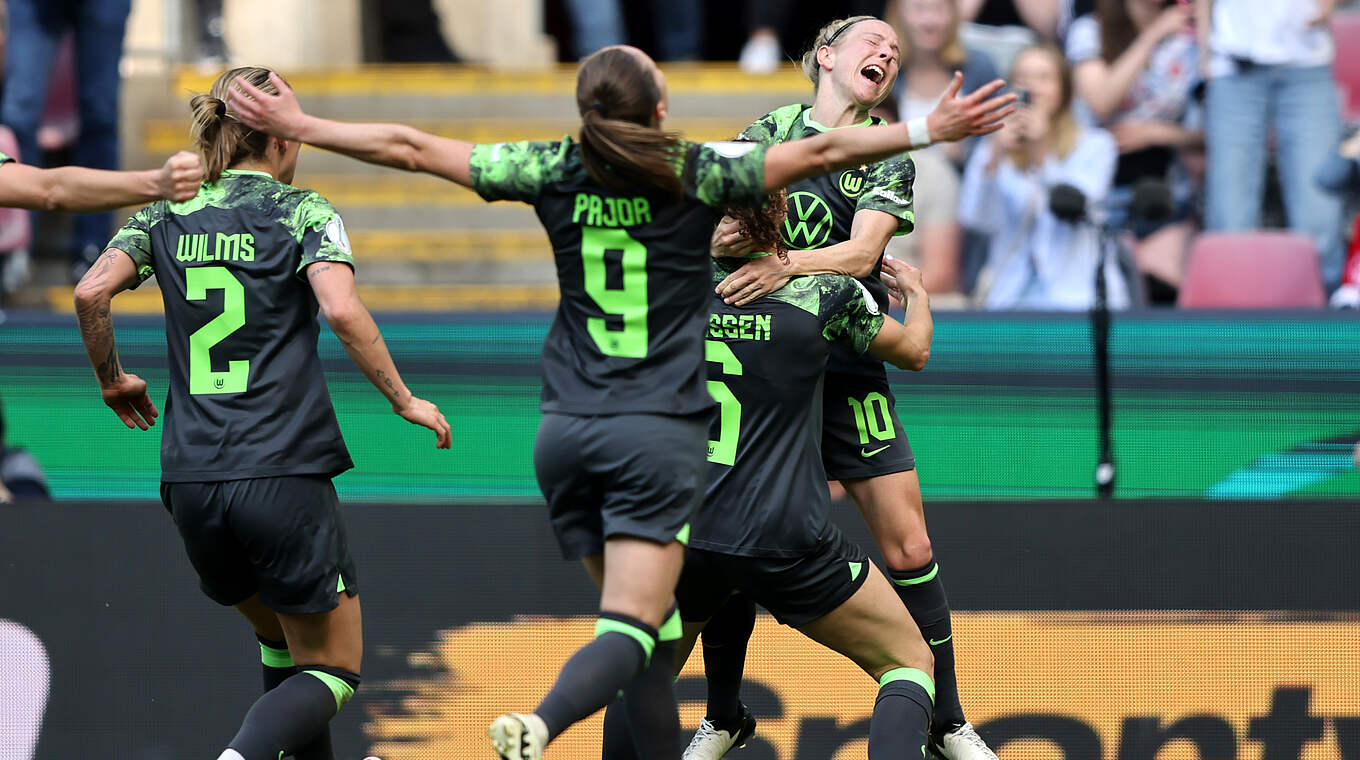 Zehnter Pokalsieg in Serie: Der VfL Wolfsburg triumphiert erneut in Köln © Getty Images