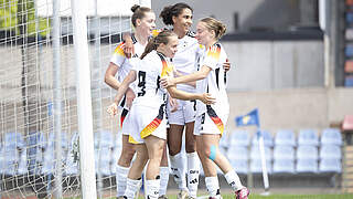 Zweiter Sieg innerhalb von vier Tagen: die U 20-Frauen © Getty Images