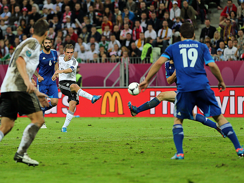 German goal cheer against Greece DFB Deutscher FußballBund e.V.